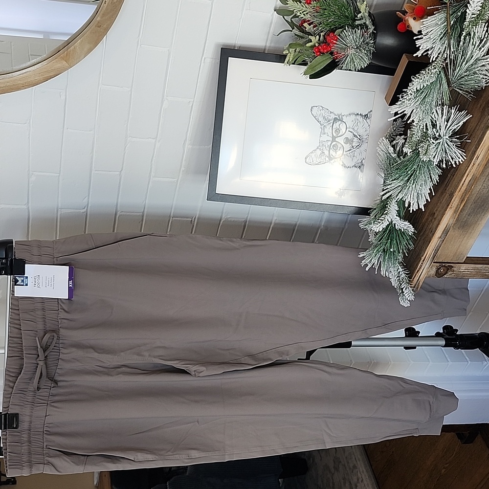 Tan Travel Joggers, Xxl